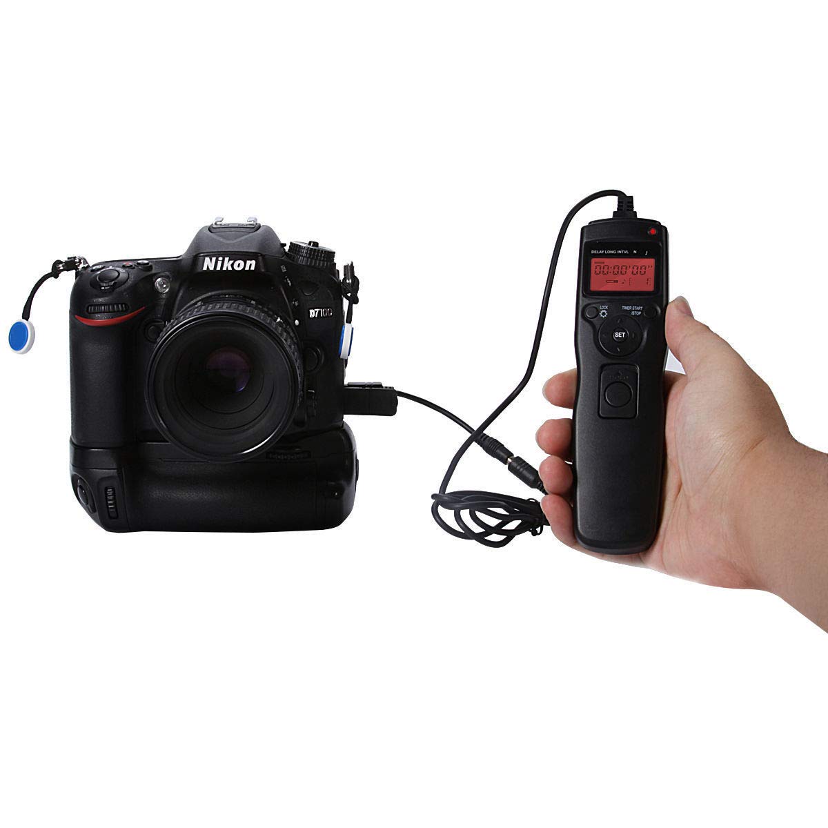 AIHG ABUYCS Timer Shutter Release Intervalometer for Nikon D5200 D3100 D5000 D7200 D7000 D600 D610 D750 D3200 D3300 D90 Cameras - View 6 of 7