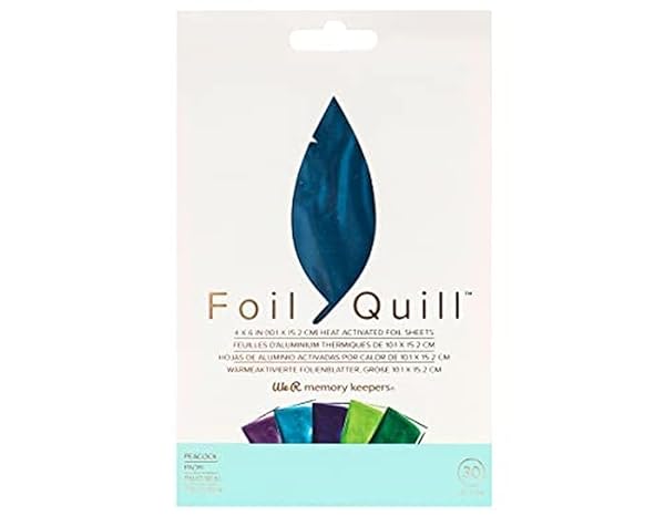 We R Memory Keepers Buy We R Memory Keepers Foil Quill 4x6 Inch Seat-Peacock - 30 Piece Craft Set for Stunning DIY Projects - View 2 of 6
