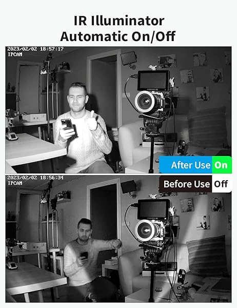 LONNKY LONNKY LED IR Illuminator Wide Angle 8-LEDs 90 Degree 100Ft IR Infrared Flood Light for CCTV Security Cameras, IP Camera, Bullet Camera, Dome Camera, Suitable for Outdoor and Indoor Use - View 6 of 10