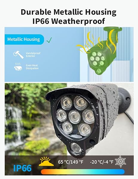 LONNKY LONNKY LED IR Illuminator Wide Angle 8-LEDs 90 Degree 100Ft IR Infrared Flood Light for CCTV Security Cameras, IP Camera, Bullet Camera, Dome Camera, Suitable for Outdoor and Indoor Use - View 7 of 10