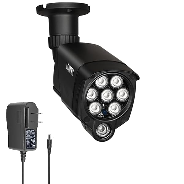 LONNKY LONNKY LED IR Illuminator Wide Angle 8-LEDs 90 Degree 100Ft IR Infrared Flood Light for CCTV Security Cameras, IP Camera, Bullet Camera, Dome Camera, Suitable for Outdoor and Indoor Use - View 2 of 10