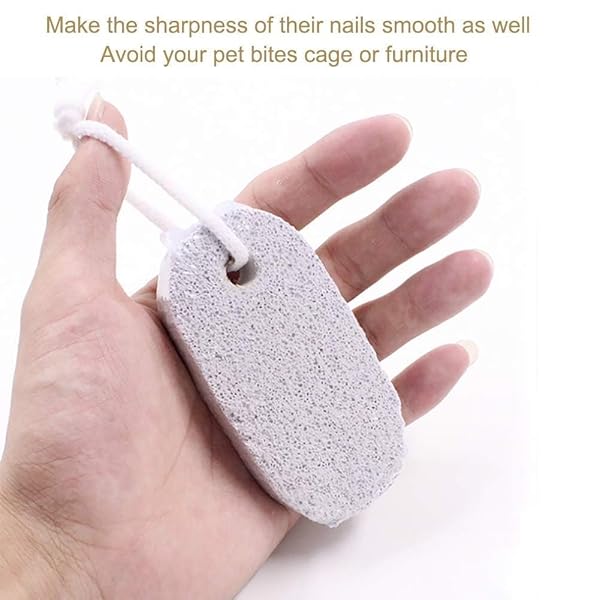 PINVNBY PINVNBY 10 Pcs Lava Blocks for Small Animals Calcium Stone Chew Toy for Hamster Chinchilla Rabbit Teeth Grinding - View 6 of 7