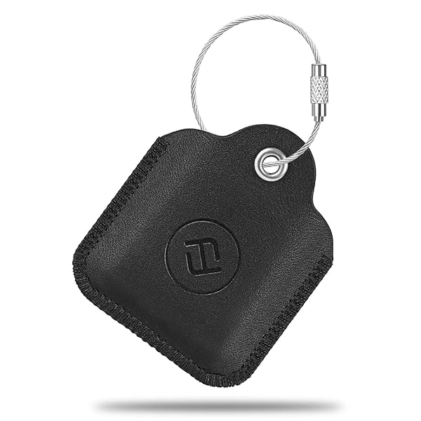 FINTIE Fintie Genuine Leather Case for Tile Mate Pro Sport Style Cube Key Finder Anti Scratch Cover with Keychain Black - View 2 of 9