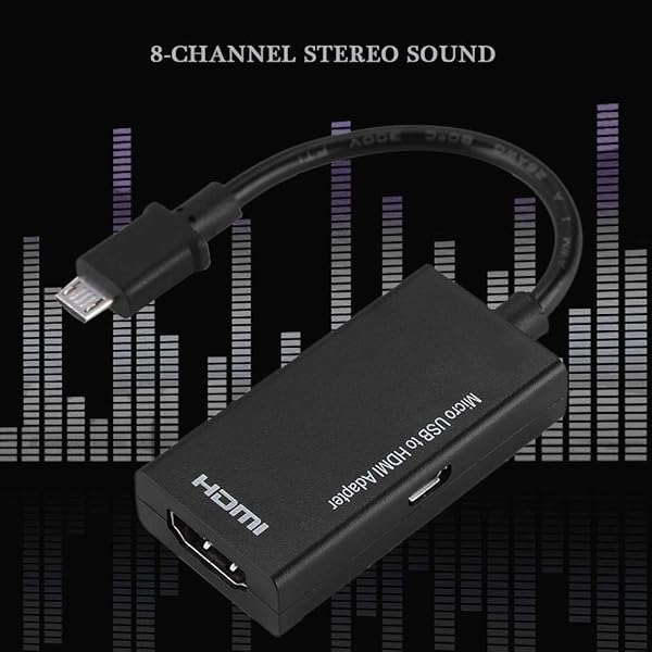 Bewinner Micro USB to HDMI Adapter for Android - 1080P HD Video & 8-Channel Sound, Wide Compatibility - View 4 of 9