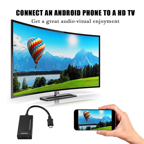 Bewinner Micro USB to HDMI Adapter for Android - 1080P HD Video & 8-Channel Sound, Wide Compatibility - View 9 of 9