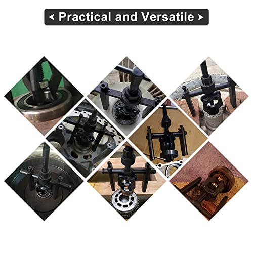 Zerone 3 Jaw Inner Bearing Puller Adjustable Range Gear Extractor Heavy Duty Automotive Tool Kit for Motorcycle Car Auto - View 6 of 9