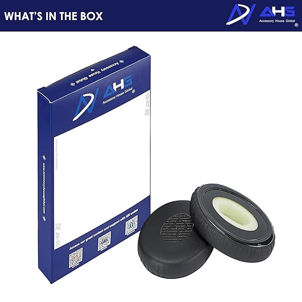 AHG Accessory House Global Premium Replacement Ear Pads Cushions for Bose SoundLink On-Ear Headphones OE2 and SoundTrue Triple Black - View 8 of 8