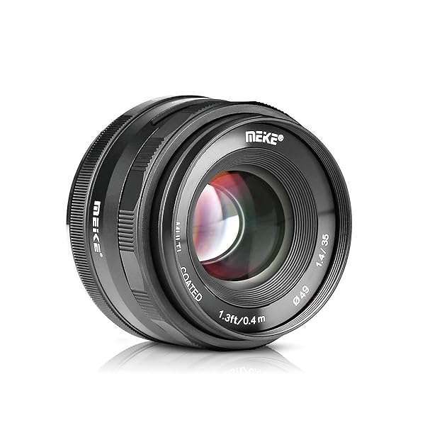 Meike Meike 35mm F1.4 Manual Focus Lens for Sony E Mount: Perfect for APS-C Mirrorless Cameras