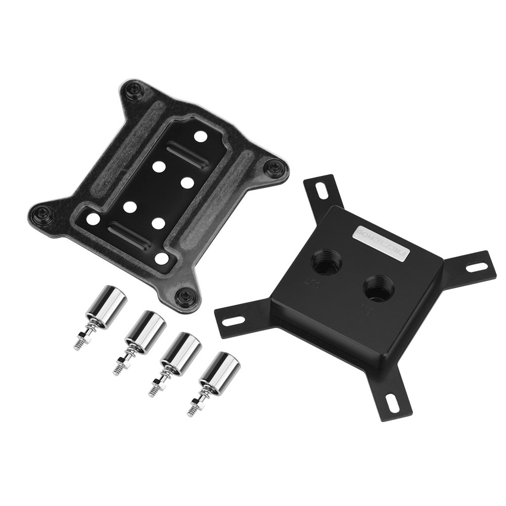 Bewinner High Grade POM CPU Water Block for Intel 1150 1151 1155 1156 with 3mm Copper Base Heat-Resistant Cooling Solution - View 5 of 9