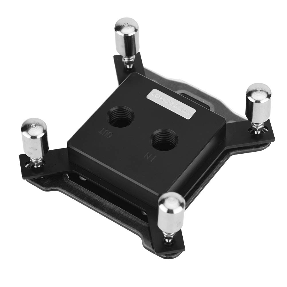 Bewinner High Grade POM CPU Water Block for Intel 1150 1151 1155 1156 with 3mm Copper Base Heat-Resistant Cooling Solution