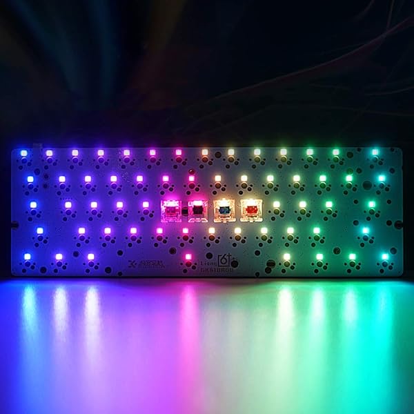 YMDK YMDK GH60 GK61 RGB Hot Swap Mechanical Keyboard DIY Kit - CNC Aluminum & Plastic Case Options - View 7 of 8