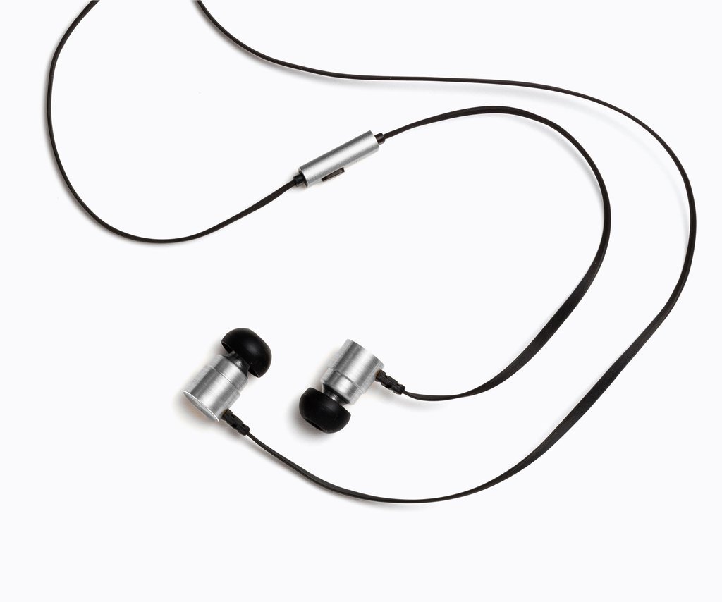 Symphonized MTL Earbuds Dual Driver Heavy Bass Premium Noise Isolating Headphones with Mic Silver - View 4 of 7