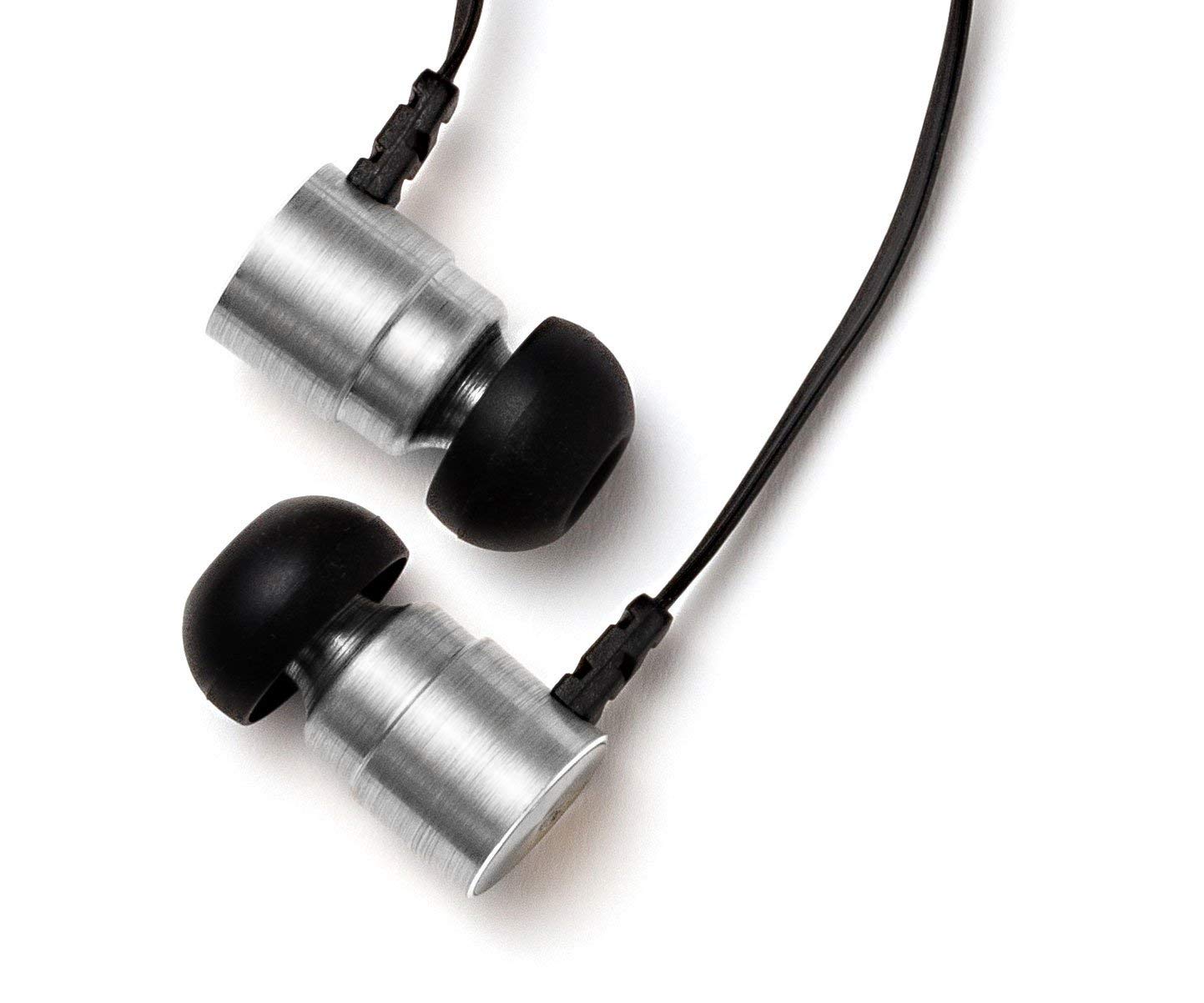 Symphonized MTL Earbuds Dual Driver Heavy Bass Premium Noise Isolating Headphones with Mic Silver