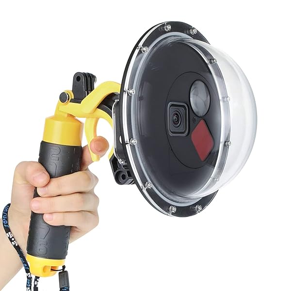SOONSUN SOONSUN Waterproof Dome Port for GoPro Hero 5/6/7 - Underwater Housing with Red & 10x Close-up Filters - View 2 of 10