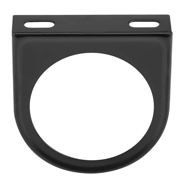 Aramox Universal 52mm Gauge Bracket Holder - Black Single Hole Meter Pod for Easy Installation
