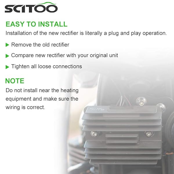 SCITOO SCITOO JAZ04287 Voltage Regulator Rectifier for Yamaha FZ6R, Royal Star & V Star 1100 (2009-2013, 1999-2012) - View 6 of 8