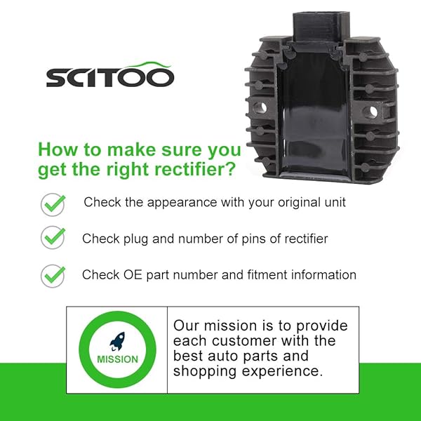 SCITOO SCITOO JAZ04287 Voltage Regulator Rectifier for Yamaha FZ6R, Royal Star & V Star 1100 (2009-2013, 1999-2012) - View 7 of 8