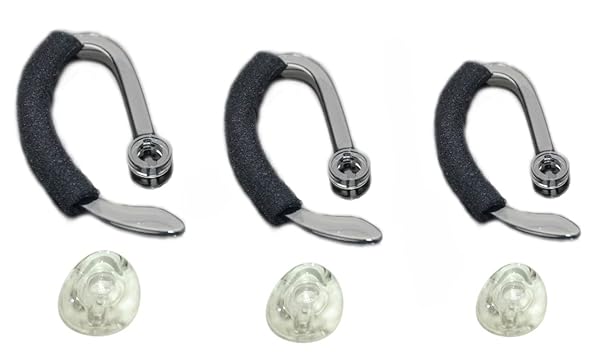 Replacement Earbuds Ear Tips and Foam Fit Kit for Plantronics CS540 Savi W440 W740 W745 WH500 EarLoops EarHook Ear Bud Sleeve Mixed Sizes