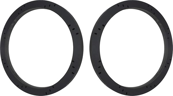 8 Inch Subwoofer Speaker Spacers Depth Extender Rings 3/4 Inch Thick ID 7 1/8 Inch OD 8 7/8 Inch 1 Pair Stackable for Framing Enclosures