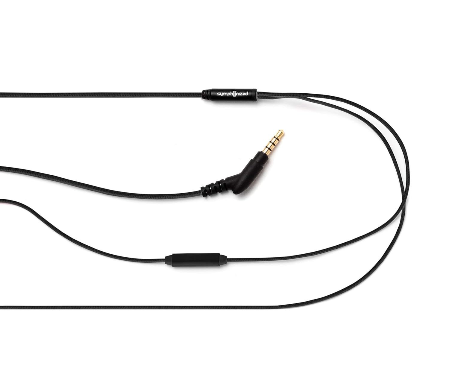 Symphonized Symphonized Bling Premium Wood In-Ear Noise Isolating Headphones with Mic and Nylon Cable Black - View 5 of 7