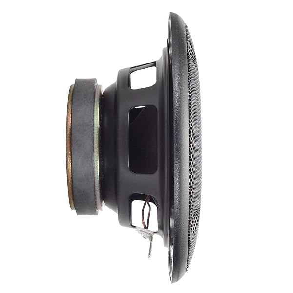 Magnadyne Magnadyne 4 Inch Black Dual Cone Audio Speakers with Grills & Mount Screws - High-Quality Sound Upgrade! - View 5 of 7