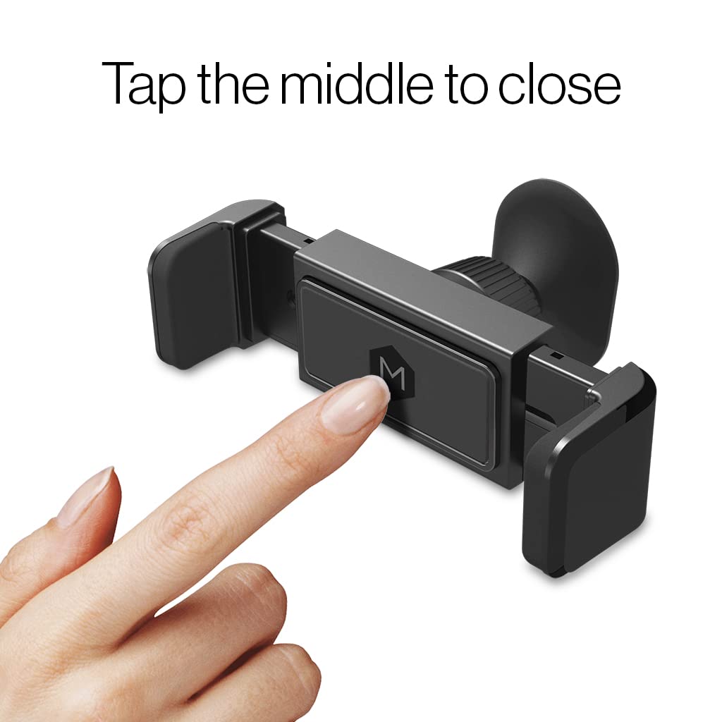 Mighty Mount Simpl Grip Dash Mount Phone Holder for Car One Touch Quick Grip Compatible with iPhone and Androids Black - View 6 of 9