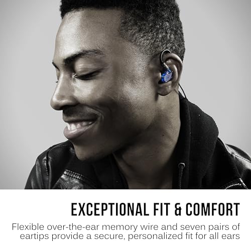 MEE audio Upgrade Your Sound: MEE Audio M6 PRO In-Ear Monitor Headphones for Musicians - 2nd Gen, Noise Isolating, Replaceable Cables (Blue) - View 6 of 10