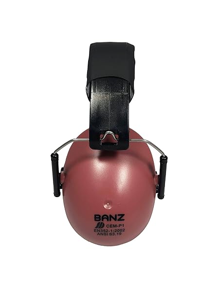 Banz BANZ Kids Hearing Protection Earmuffs in Maroon for Ages 2-10 | Safe & Comfortable Sound Protection