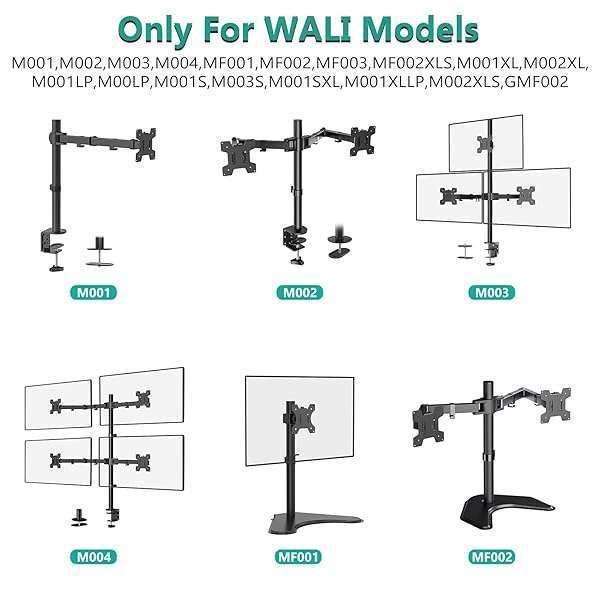 WALI Buy WALI Monitor Mounting Plate VES01 - 75x75 & 100x100 mm, Black | Durable & Easy Installation - View 7 of 8