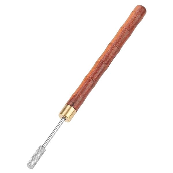 Hilitand Hilitand Leather Dye Pen & 160mm Paint Roller - DIY Leather Craft Tool for Perfect Finishes (Brown)