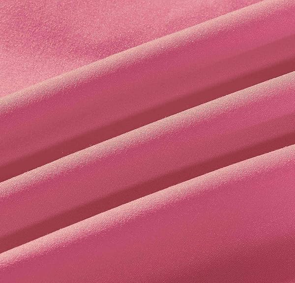 Sheets & Beyond Wrap Around Solid Microfiber Luxury Bed Skirt 14 Inch Drop Twin Pink Hotel Quality Bedding - View 4 of 4