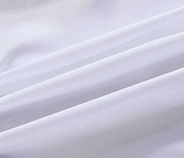 Sheets & Beyond Wrap Around Solid Microfiber Luxury Bed Skirt 14 Inch Drop Twin White Hotel Quality Bedding - View 4 of 4