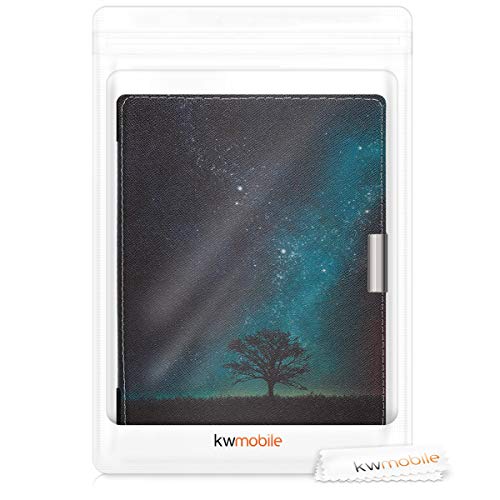 kwmobile KWMobile Kobo Aura Edition 1 Case - Cosmic Nature Blue/Grey/Black eReader Cover - View 8 of 8