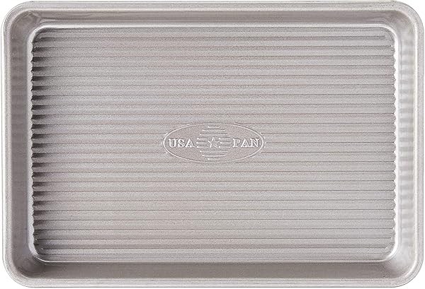 USA Pan USA Pan Bakeware Mini Sheet Pan Nonstick Baking Pan Warp Resistant Aluminized Steel for Perfect Baking Results - View 2 of 8