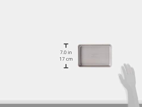 USA Pan USA Pan Bakeware Mini Sheet Pan Nonstick Baking Pan Warp Resistant Aluminized Steel for Perfect Baking Results - View 3 of 8