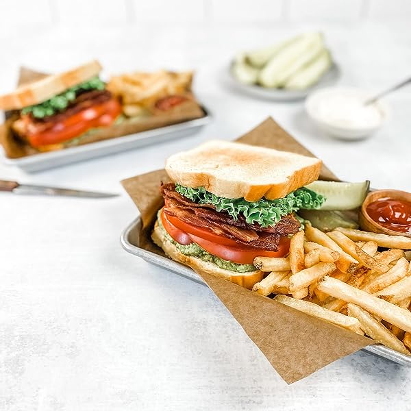 USA Pan USA Pan Bakeware Mini Sheet Pan Nonstick Baking Pan Warp Resistant Aluminized Steel for Perfect Baking Results - View 6 of 8