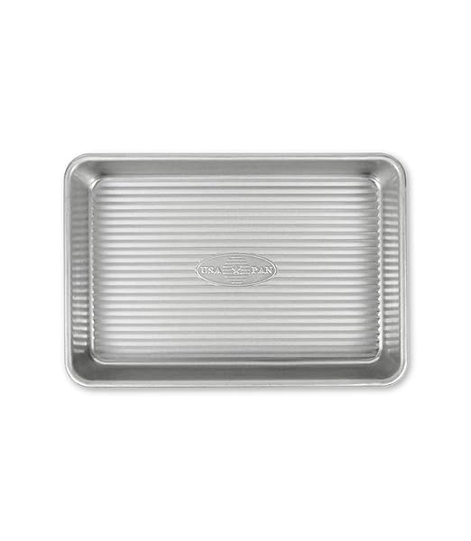 USA Pan USA Pan Bakeware Mini Sheet Pan Nonstick Baking Pan Warp Resistant Aluminized Steel for Perfect Baking Results