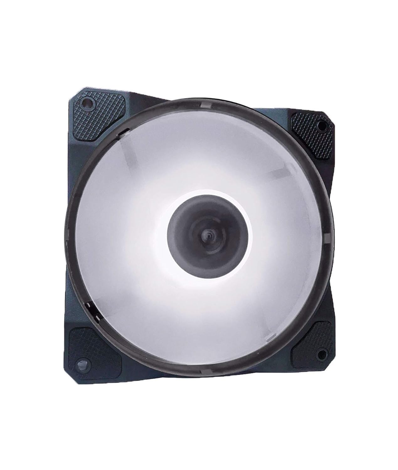 Apevia Apevia CO512L-WH Cosmos 120mm White LED Ultra Silent Case Fan 5 Pack with 16 LEDs and Anti-Vibration Rubber Pads - View 2 of 9