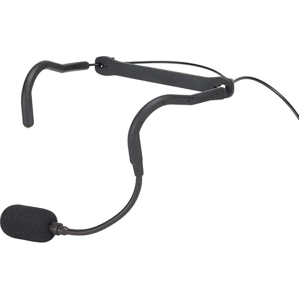SAMSON Samson QEx Fitness Headset Microphone Black for Clear Sound and Comfort During Workouts
