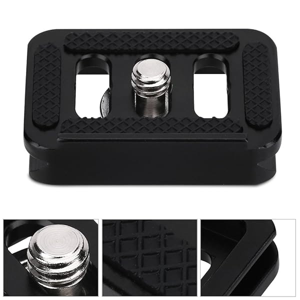 Serounder Serounder Quick Release Clamp Adapter Mini Portable Aluminium Alloy Camera Mount for SIRUI TY-C10 T005 T-025 Ball Head Photography Accessory - View 4 of 8