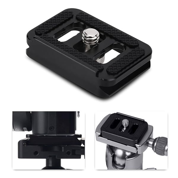 Serounder Serounder Quick Release Clamp Adapter Mini Portable Aluminium Alloy Camera Mount for SIRUI TY-C10 T005 T-025 Ball Head Photography Accessory - View 5 of 8