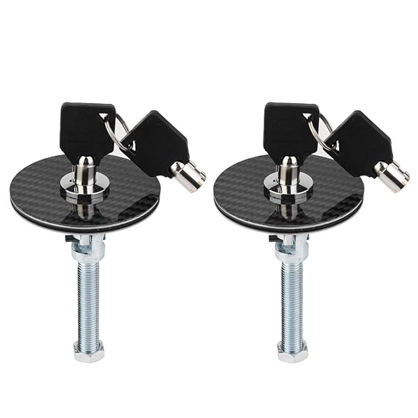 Acouto Universal Hood Lock Kit: Secure Your Car Engine with Quick Release Safety Latch & Key Pin