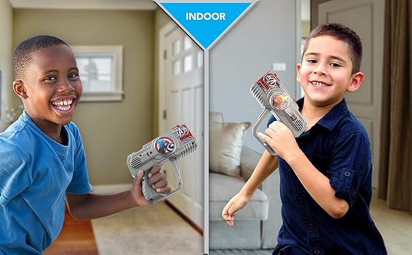 eKids eKids Avengers Assemble Laser Tag Blasters for Kids Infrared Lights Up and Vibrates When Hit Fun Outdoor Game - View 6 of 9