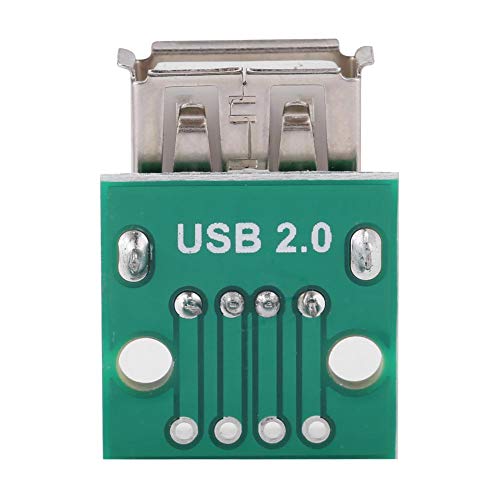 Walfront Walfront 10Pcs USB Type A Female 4-Pin DIP Socket Adapter Connector - 2.54mm Pitch Power Supply - View 5 of 10