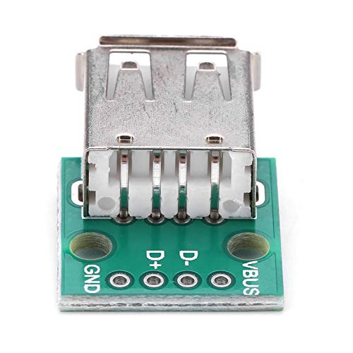 Walfront Walfront 10Pcs USB Type A Female 4-Pin DIP Socket Adapter Connector - 2.54mm Pitch Power Supply - View 8 of 10