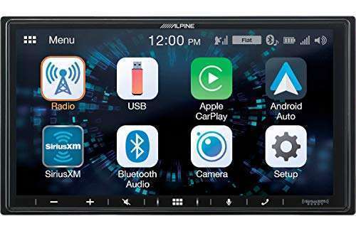 Alpine "Alpine iLX-W650: 7" Double DIN Touchscreen Receiver with Bluetooth, Apple CarPlay & Android Auto"