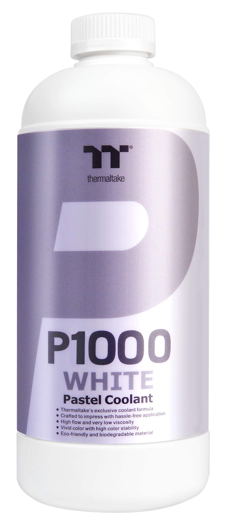 Thermaltake P1000 1000ml White Pastel Water Cooling Solution - Anti-Corrosion & Anti-Freeze for Optimal Performance