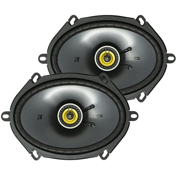 KICKER Upgrade Your Sound: KICKER CS Series CSC68 6x8 Inch Car Audio Speakers (2 Pack) - Black - View 2 of 10