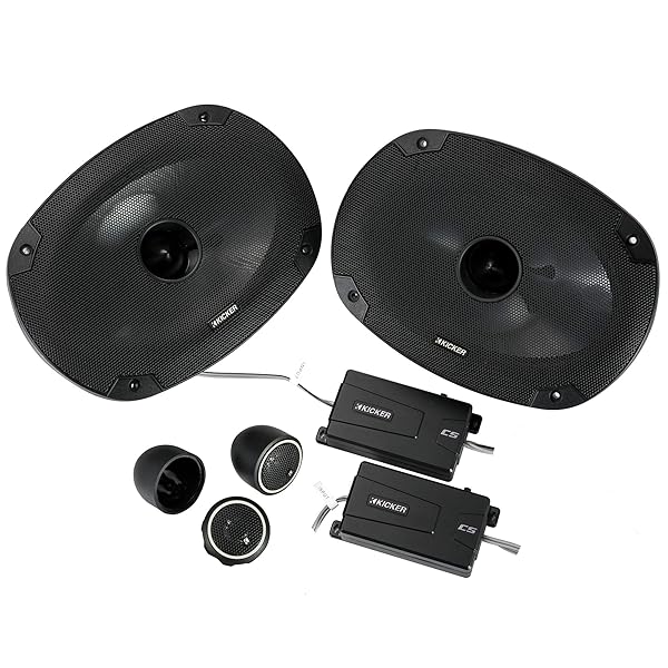 Buy Kicker 46CSS694 CS-Series 6x9-Inch Component System with Tweeters - High-Quality Sound, 4-Ohm Pair