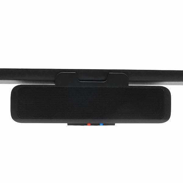 Cyber Acoustics Cyber Acoustics USB & Bluetooth Speaker Bar (CA-2890BT) Â– USB Powered Speaker with Speakerphone for PC and Bluetooth to Simultaneously Connect to Smartphones, Clamps to Monitor, Convenient Controls